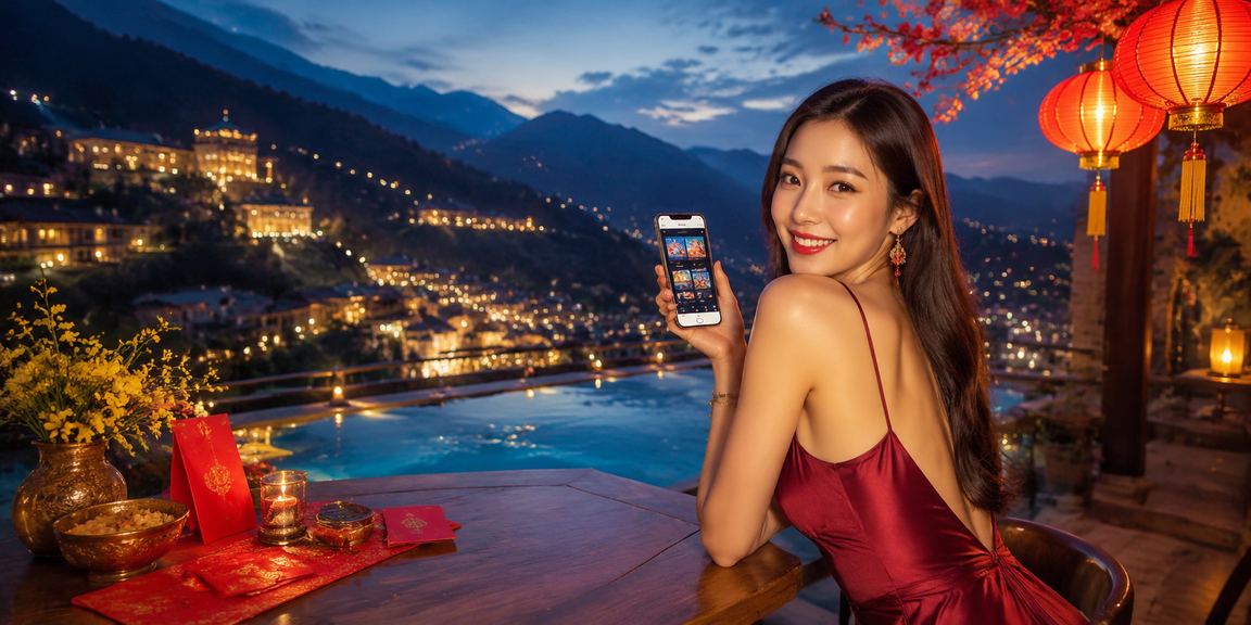 Người dùng Sapa uống cà phê sáng và kiểm tra kết quả xổ số trên điện thoại